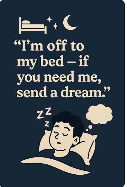 Funny Good Night Quotes